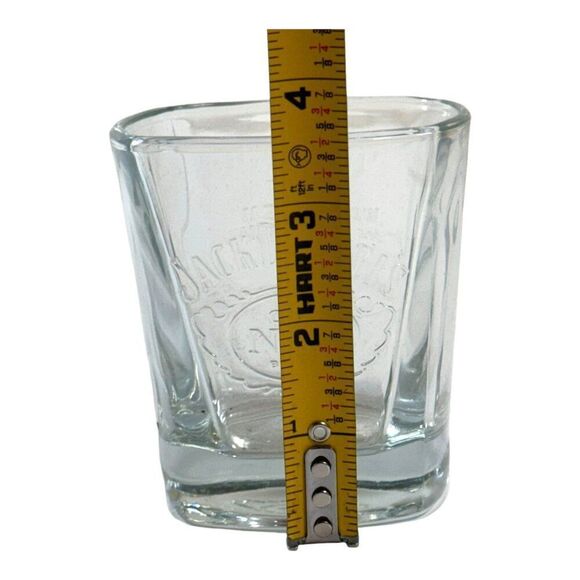 Jack Daniels Old No. 7 Embossed Whiskey Glass Lowball Barware Collectible Cup - Picture 5 of 7